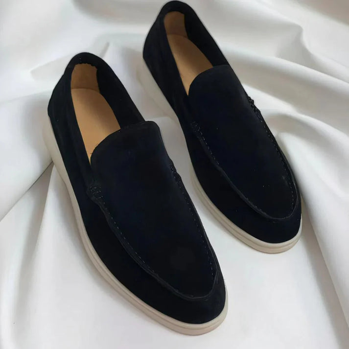 Elegante suède loafers