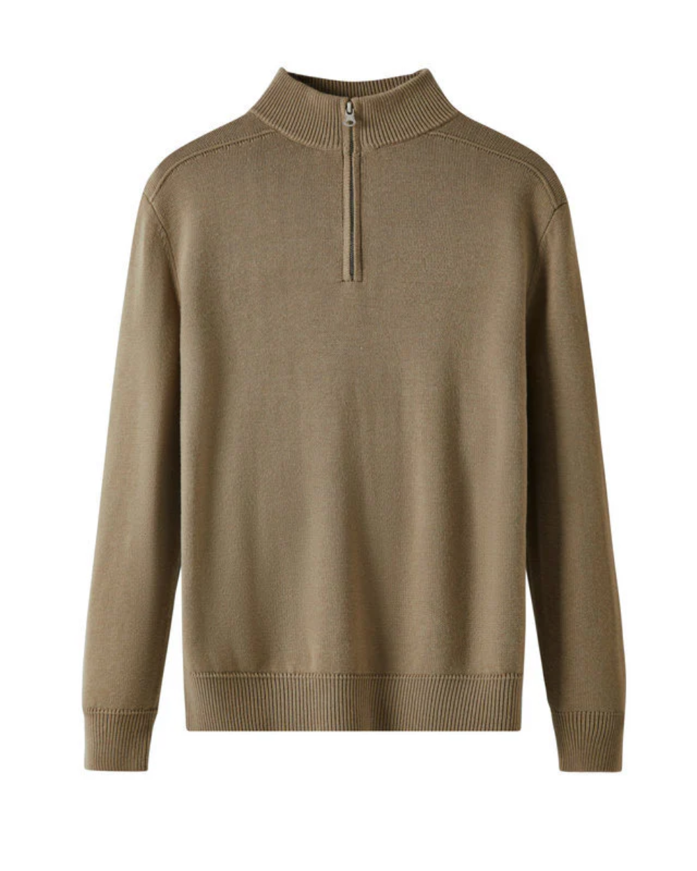 Capri Merino Wol Zip Sweater