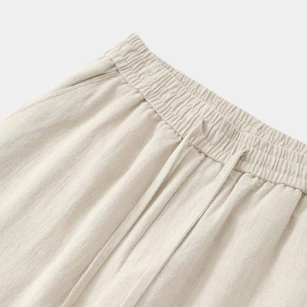 LE SUD Relaxed Fit Linen Pant