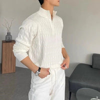 OLD MONEY Jacquardtrui met ritssluiting