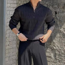 OLD MONEY Jacquardtrui met ritssluiting